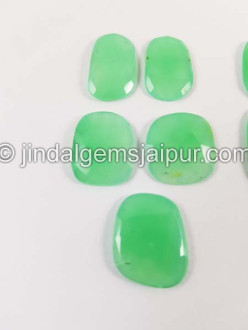Chrysoprase Rose Cut Slices